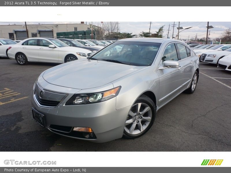 Forged Silver Metallic / Ebony 2012 Acura TL 3.5 Technology