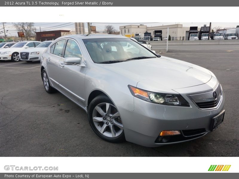 Forged Silver Metallic / Ebony 2012 Acura TL 3.5 Technology