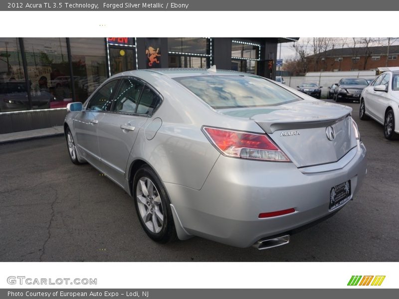 Forged Silver Metallic / Ebony 2012 Acura TL 3.5 Technology