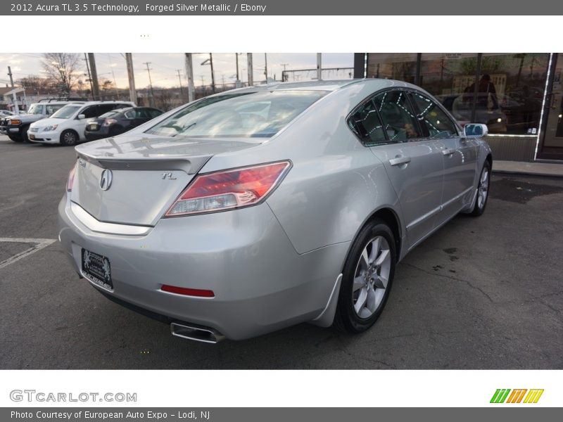 Forged Silver Metallic / Ebony 2012 Acura TL 3.5 Technology