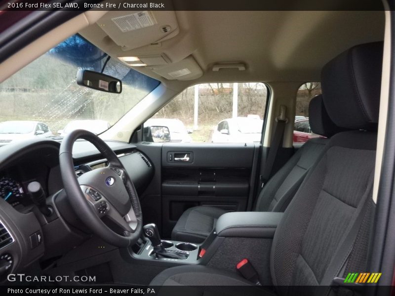 Bronze Fire / Charcoal Black 2016 Ford Flex SEL AWD