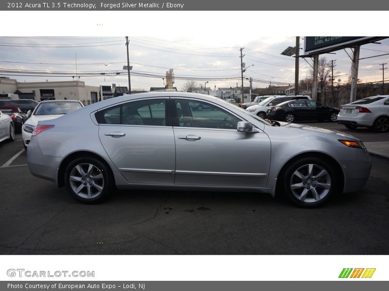 Forged Silver Metallic / Ebony 2012 Acura TL 3.5 Technology