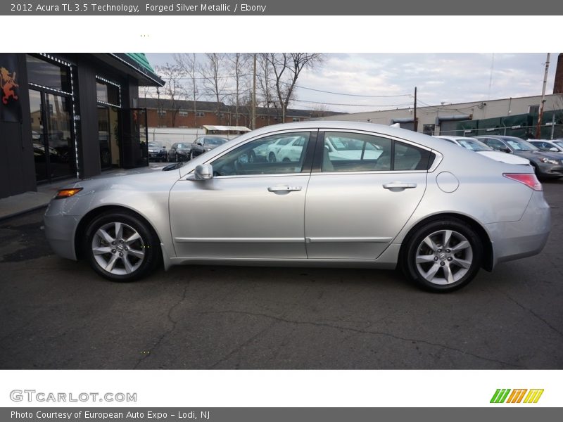 Forged Silver Metallic / Ebony 2012 Acura TL 3.5 Technology