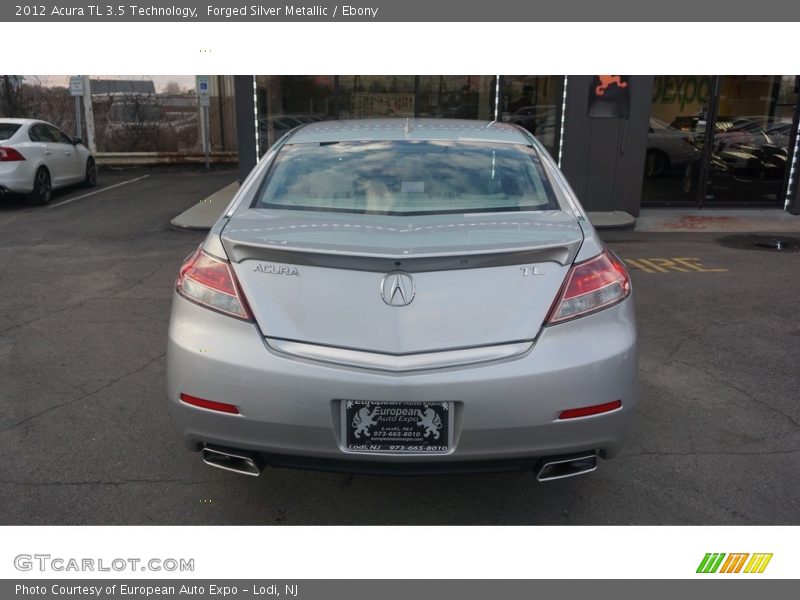Forged Silver Metallic / Ebony 2012 Acura TL 3.5 Technology