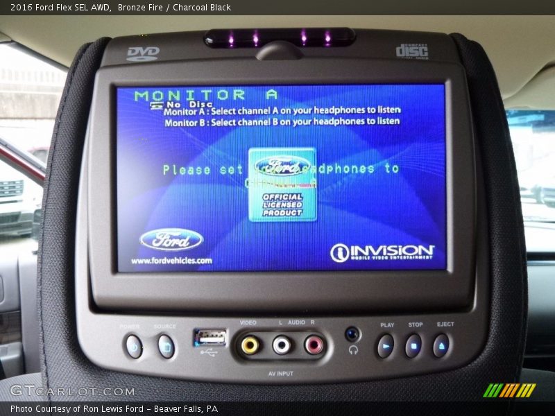 Bronze Fire / Charcoal Black 2016 Ford Flex SEL AWD