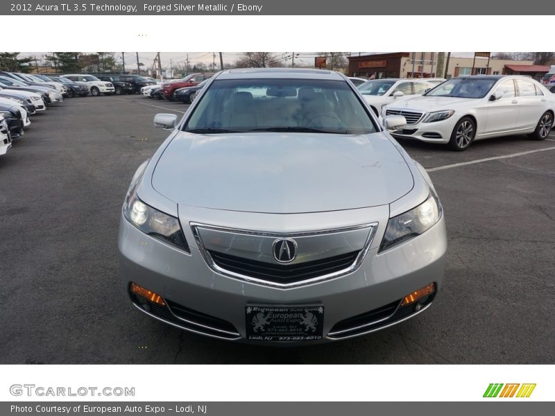 Forged Silver Metallic / Ebony 2012 Acura TL 3.5 Technology