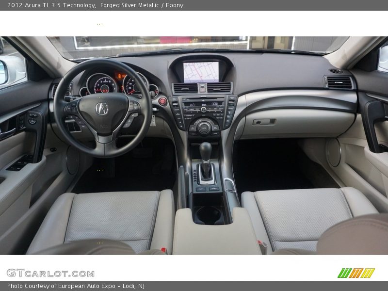 Forged Silver Metallic / Ebony 2012 Acura TL 3.5 Technology