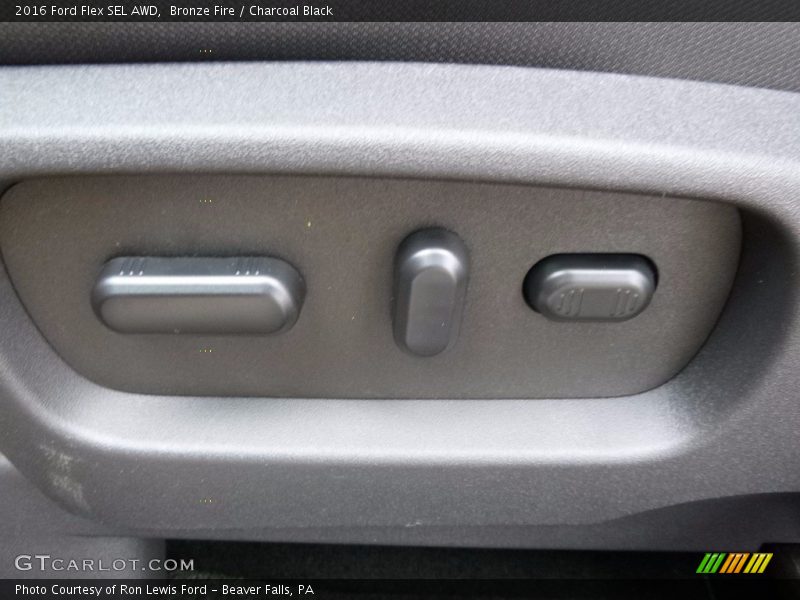Bronze Fire / Charcoal Black 2016 Ford Flex SEL AWD