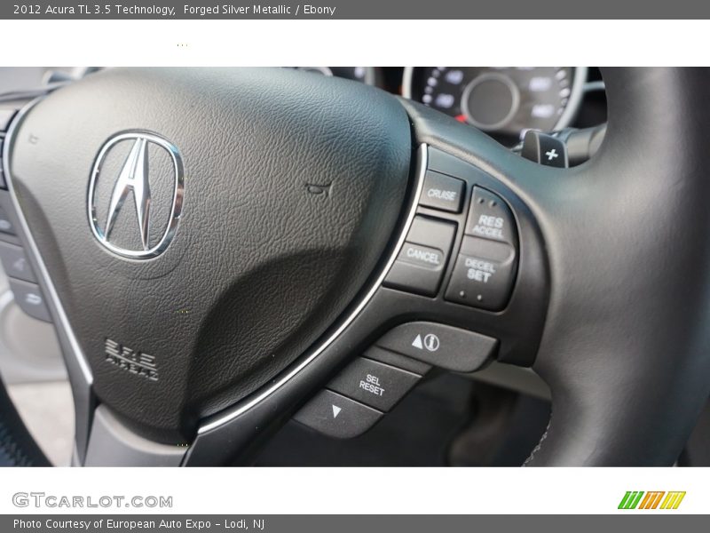 Forged Silver Metallic / Ebony 2012 Acura TL 3.5 Technology