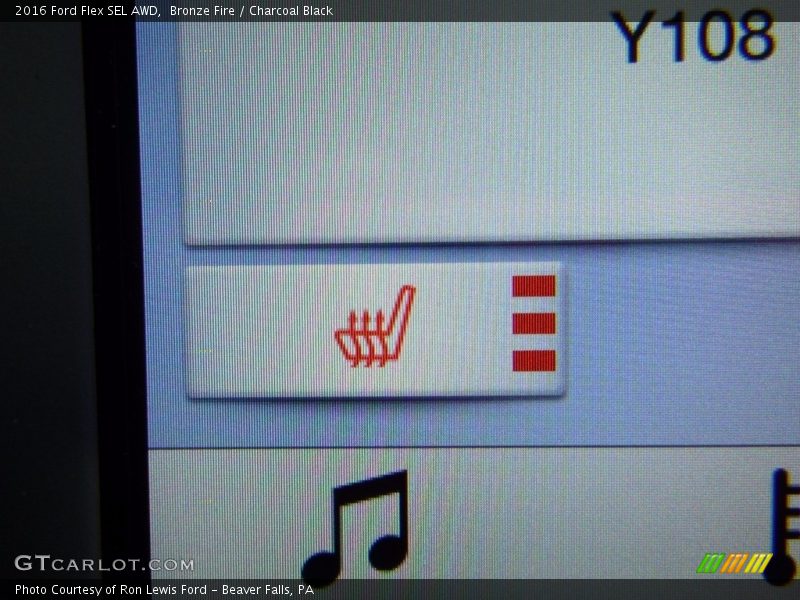 Bronze Fire / Charcoal Black 2016 Ford Flex SEL AWD