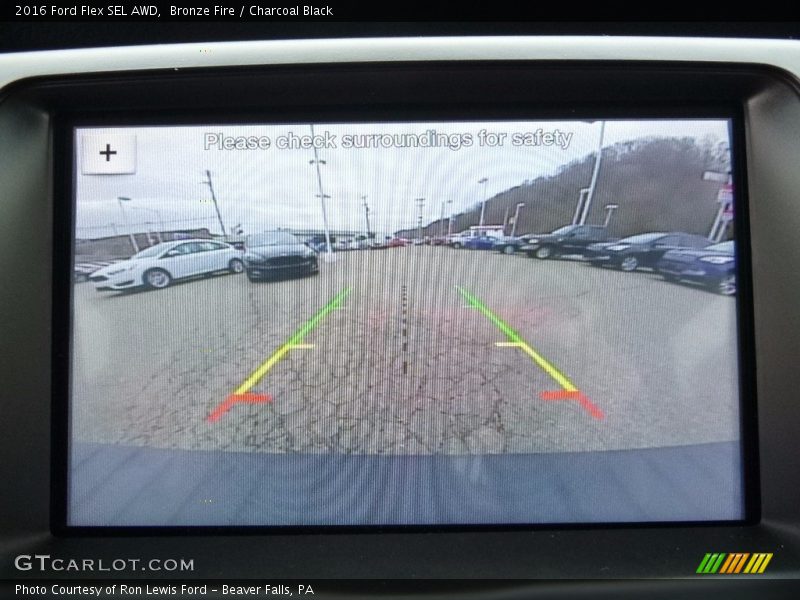 Bronze Fire / Charcoal Black 2016 Ford Flex SEL AWD