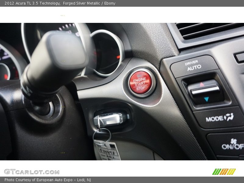 Forged Silver Metallic / Ebony 2012 Acura TL 3.5 Technology