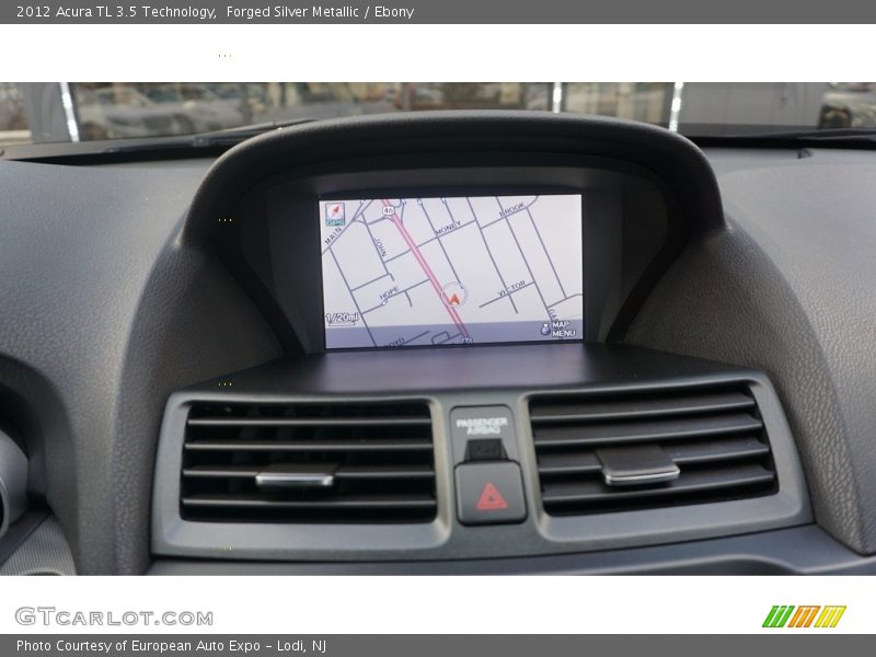 Forged Silver Metallic / Ebony 2012 Acura TL 3.5 Technology