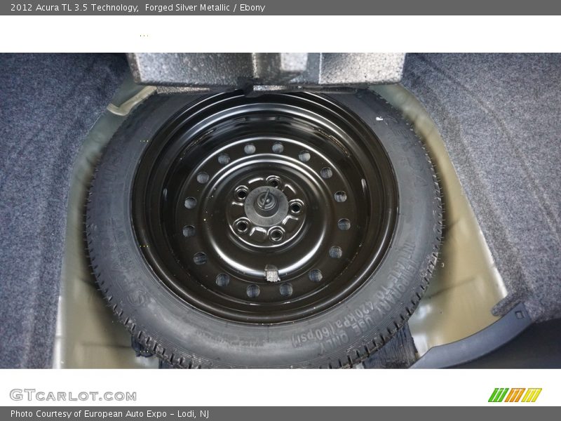 Forged Silver Metallic / Ebony 2012 Acura TL 3.5 Technology