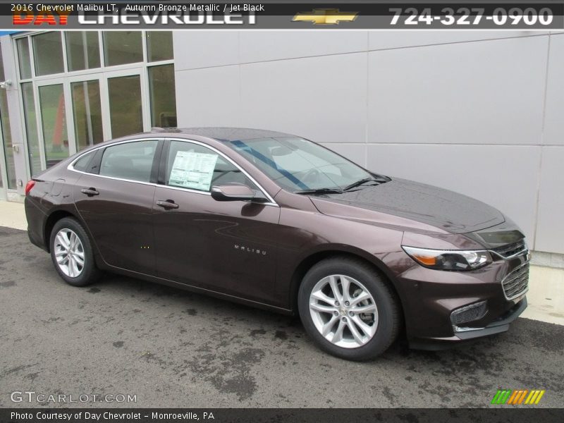 Autumn Bronze Metallic / Jet Black 2016 Chevrolet Malibu LT