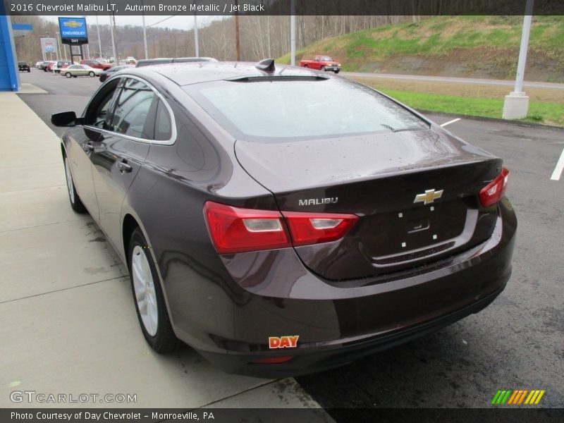 Autumn Bronze Metallic / Jet Black 2016 Chevrolet Malibu LT