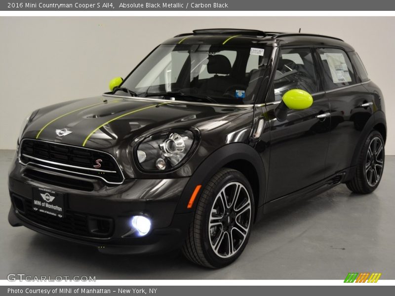 Absolute Black Metallic / Carbon Black 2016 Mini Countryman Cooper S All4