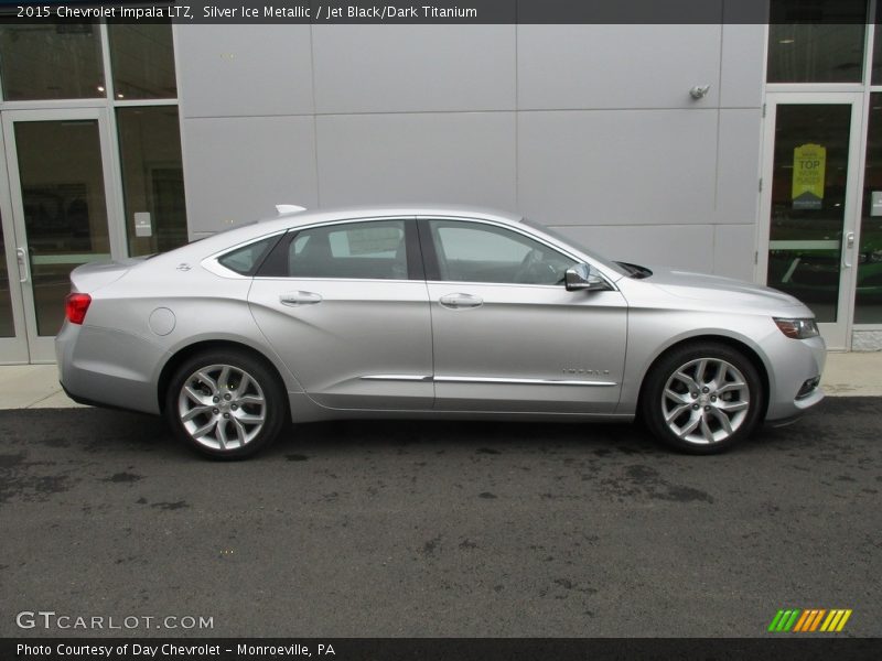 Silver Ice Metallic / Jet Black/Dark Titanium 2015 Chevrolet Impala LTZ