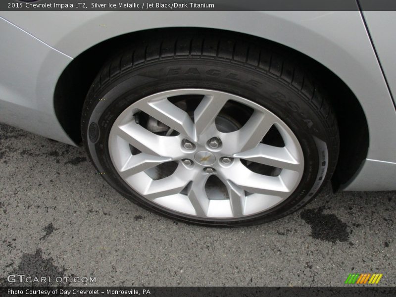 Silver Ice Metallic / Jet Black/Dark Titanium 2015 Chevrolet Impala LTZ