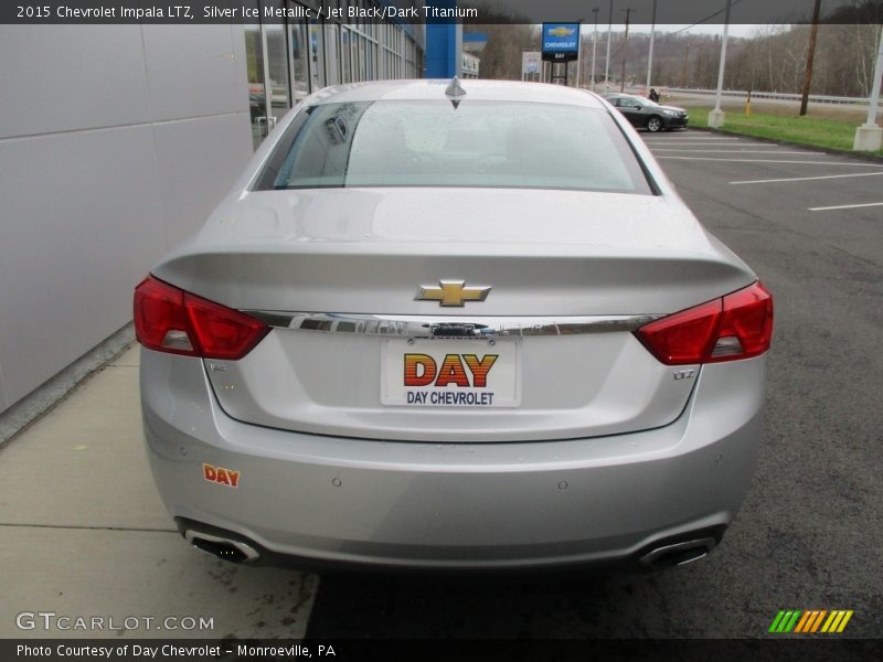Silver Ice Metallic / Jet Black/Dark Titanium 2015 Chevrolet Impala LTZ