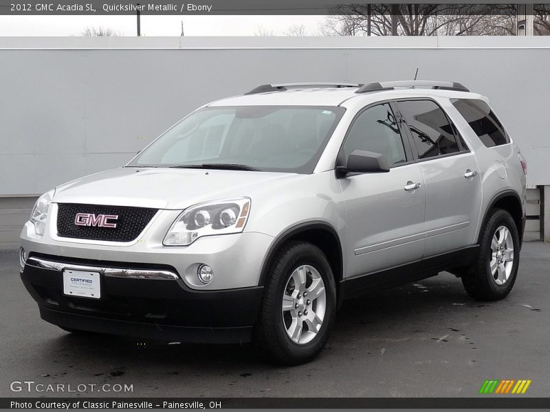 Quicksilver Metallic / Ebony 2012 GMC Acadia SL