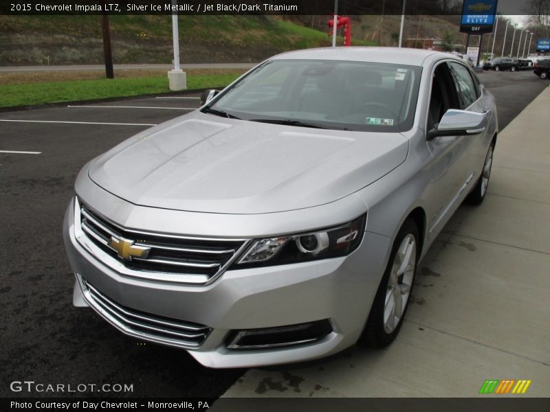 Silver Ice Metallic / Jet Black/Dark Titanium 2015 Chevrolet Impala LTZ