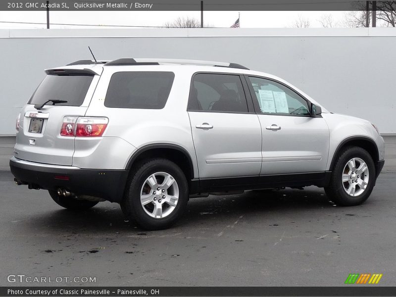 Quicksilver Metallic / Ebony 2012 GMC Acadia SL