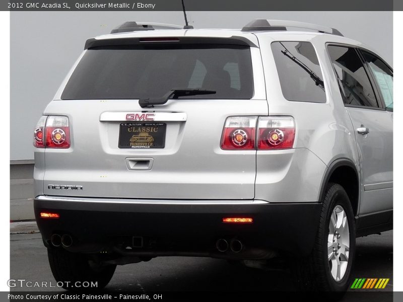 Quicksilver Metallic / Ebony 2012 GMC Acadia SL
