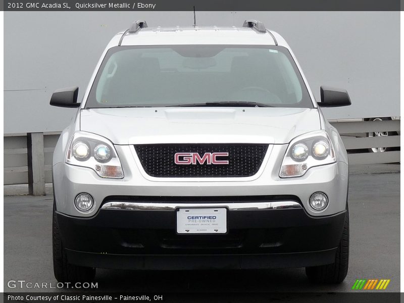 Quicksilver Metallic / Ebony 2012 GMC Acadia SL