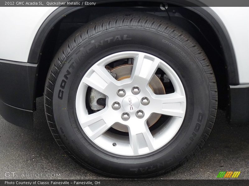 Quicksilver Metallic / Ebony 2012 GMC Acadia SL