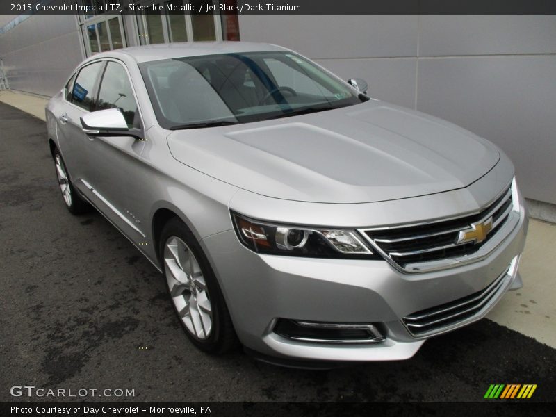 Silver Ice Metallic / Jet Black/Dark Titanium 2015 Chevrolet Impala LTZ