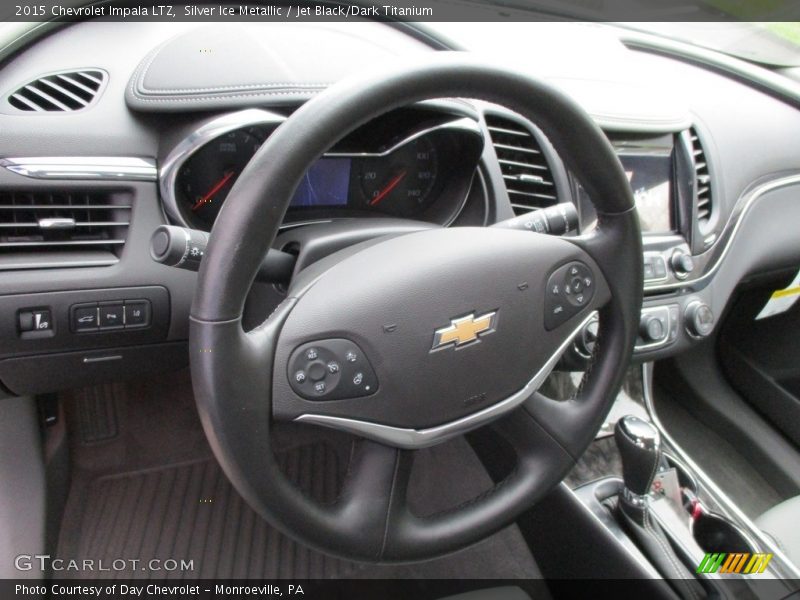 Silver Ice Metallic / Jet Black/Dark Titanium 2015 Chevrolet Impala LTZ