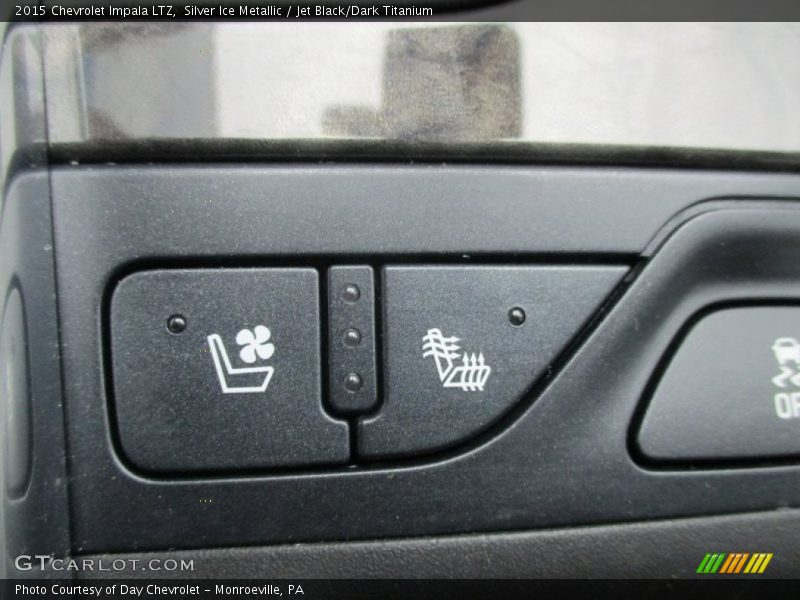 Silver Ice Metallic / Jet Black/Dark Titanium 2015 Chevrolet Impala LTZ