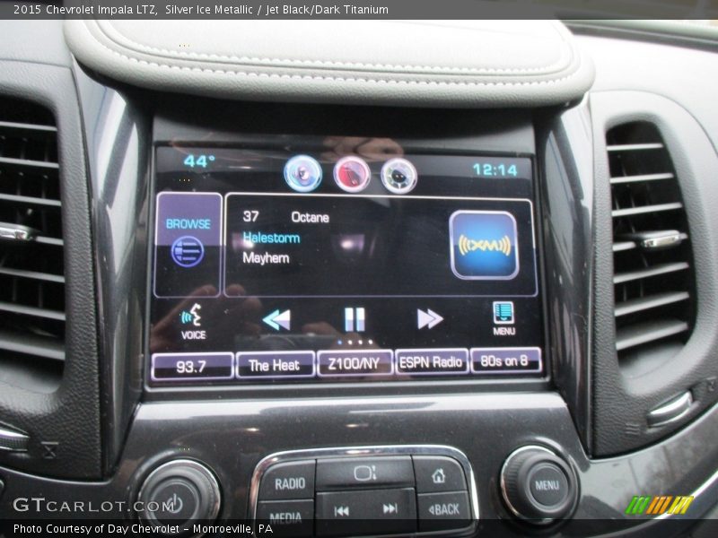 Silver Ice Metallic / Jet Black/Dark Titanium 2015 Chevrolet Impala LTZ