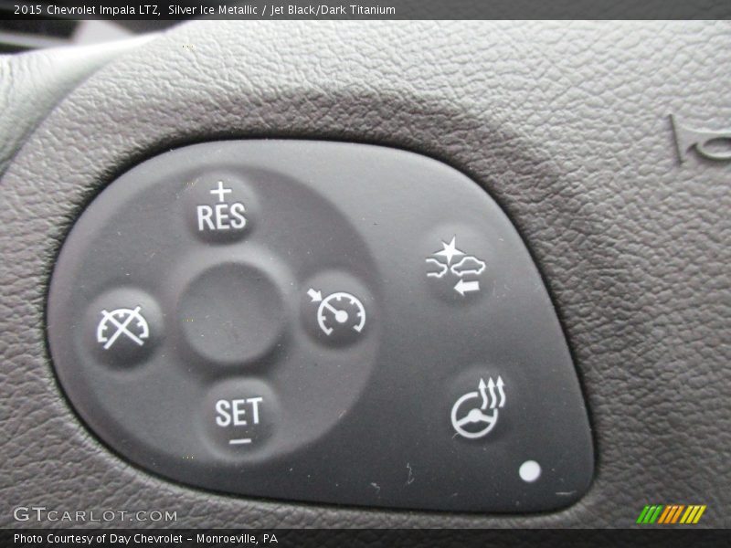 Silver Ice Metallic / Jet Black/Dark Titanium 2015 Chevrolet Impala LTZ