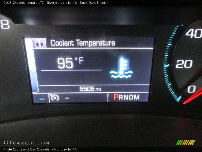 Silver Ice Metallic / Jet Black/Dark Titanium 2015 Chevrolet Impala LTZ