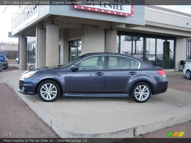 Graphite Gray Metallic / Off Black Leather 2013 Subaru Legacy 2.5i Limited