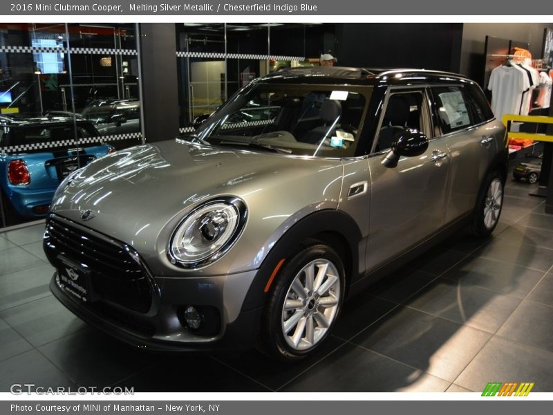 Melting Silver Metallic / Chesterfield Indigo Blue 2016 Mini Clubman Cooper