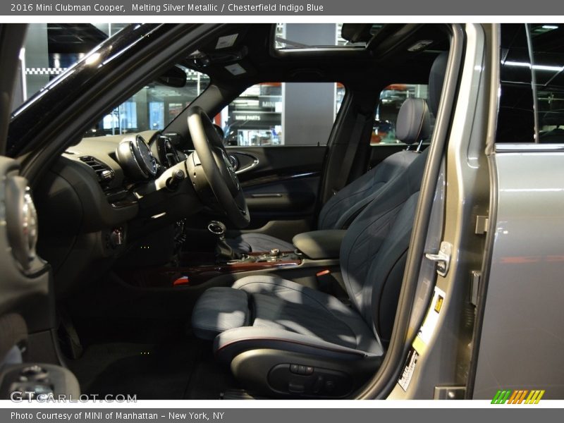 Melting Silver Metallic / Chesterfield Indigo Blue 2016 Mini Clubman Cooper