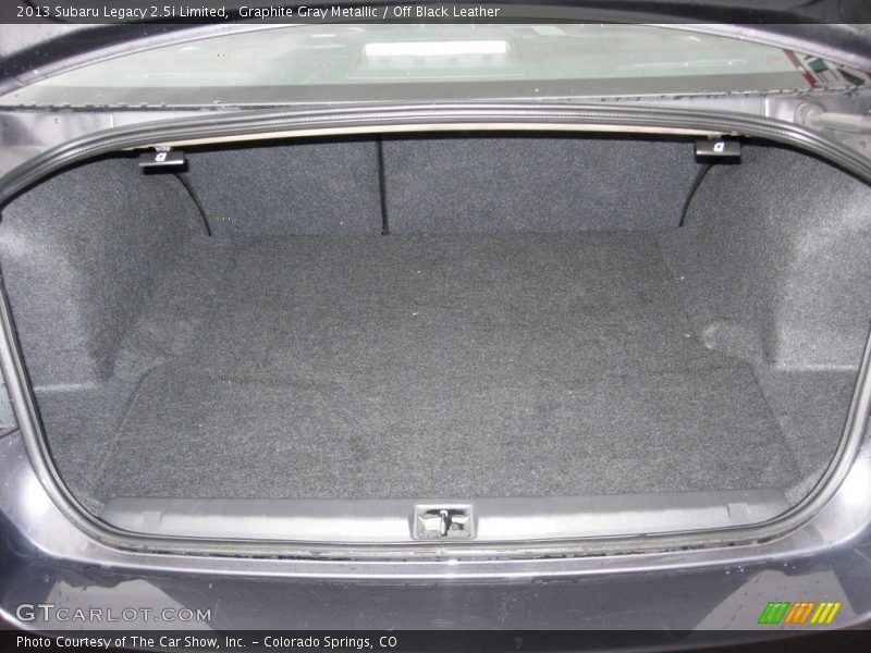 Graphite Gray Metallic / Off Black Leather 2013 Subaru Legacy 2.5i Limited