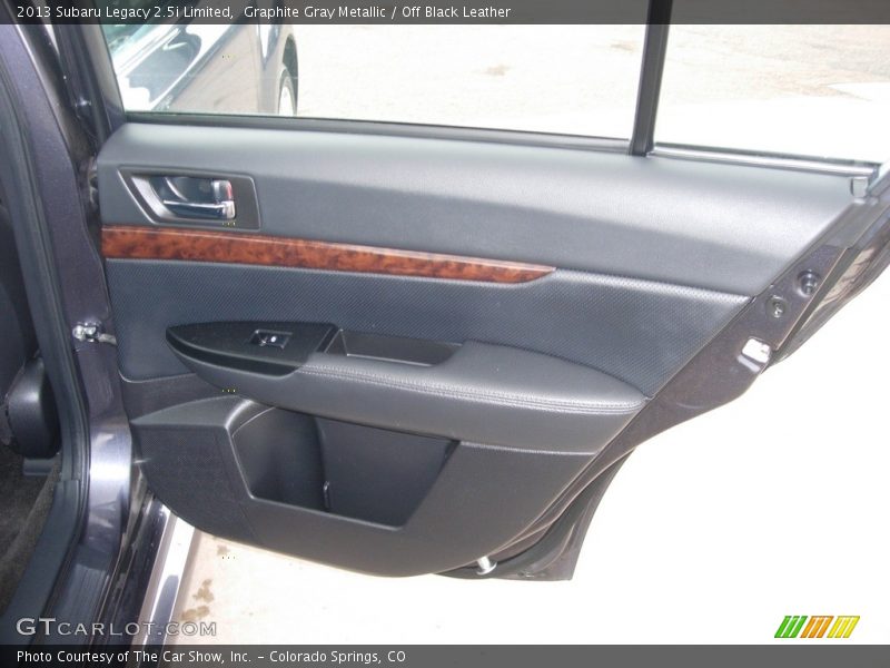 Graphite Gray Metallic / Off Black Leather 2013 Subaru Legacy 2.5i Limited