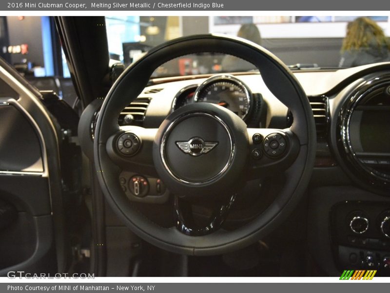 Melting Silver Metallic / Chesterfield Indigo Blue 2016 Mini Clubman Cooper