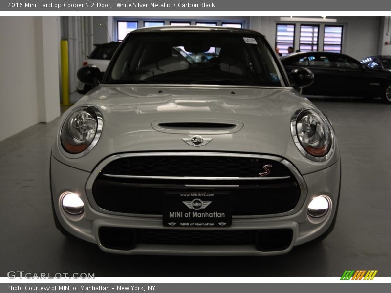 White Silver Metallic / Carbon Black 2016 Mini Hardtop Cooper S 2 Door