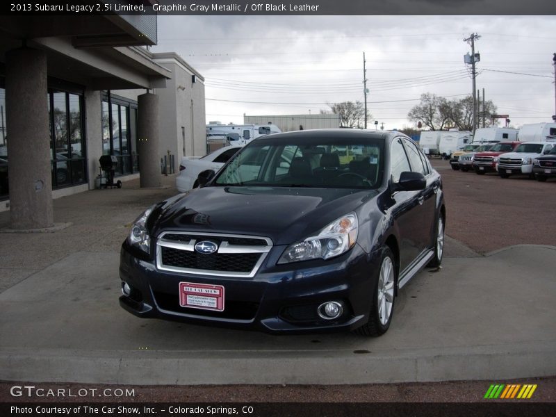 Graphite Gray Metallic / Off Black Leather 2013 Subaru Legacy 2.5i Limited