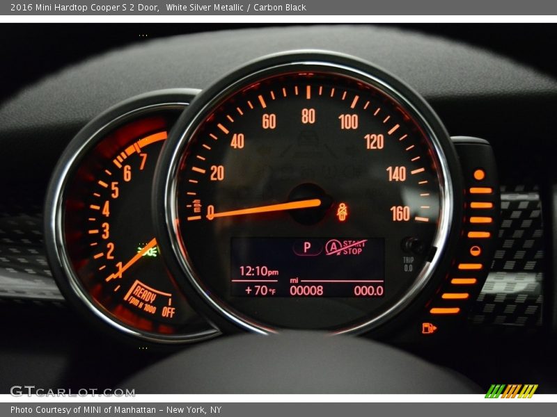 White Silver Metallic / Carbon Black 2016 Mini Hardtop Cooper S 2 Door