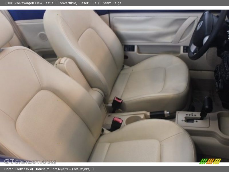 Laser Blue / Cream Beige 2008 Volkswagen New Beetle S Convertible