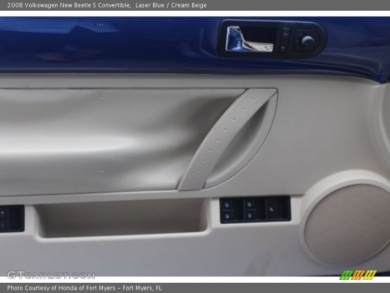 Laser Blue / Cream Beige 2008 Volkswagen New Beetle S Convertible