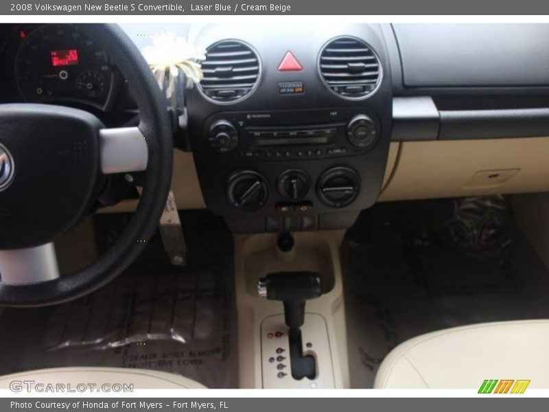 Laser Blue / Cream Beige 2008 Volkswagen New Beetle S Convertible