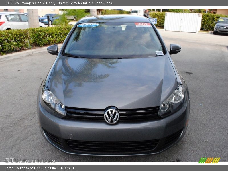 United Gray Metallic / Titan Black 2012 Volkswagen Golf 2 Door