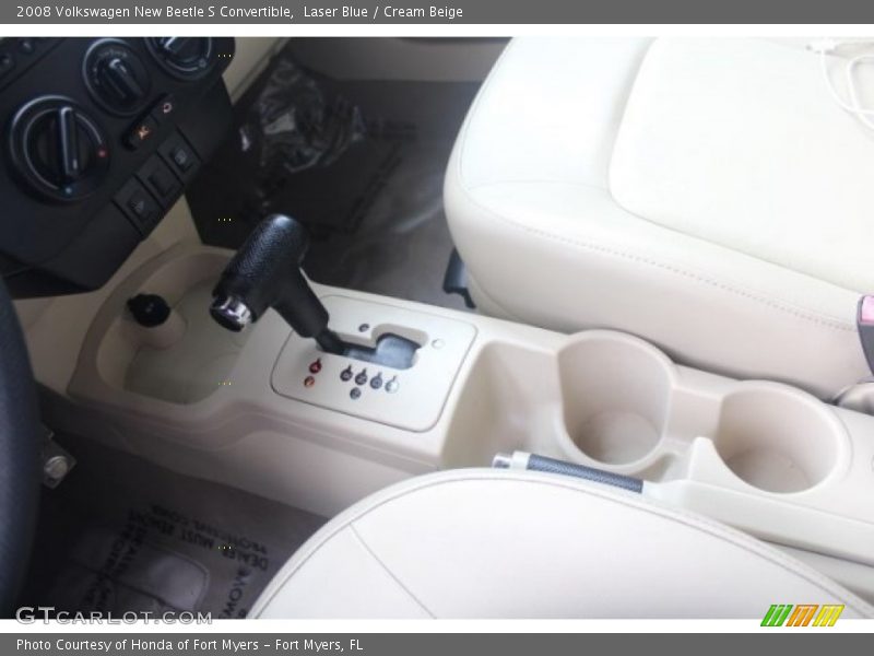 Laser Blue / Cream Beige 2008 Volkswagen New Beetle S Convertible
